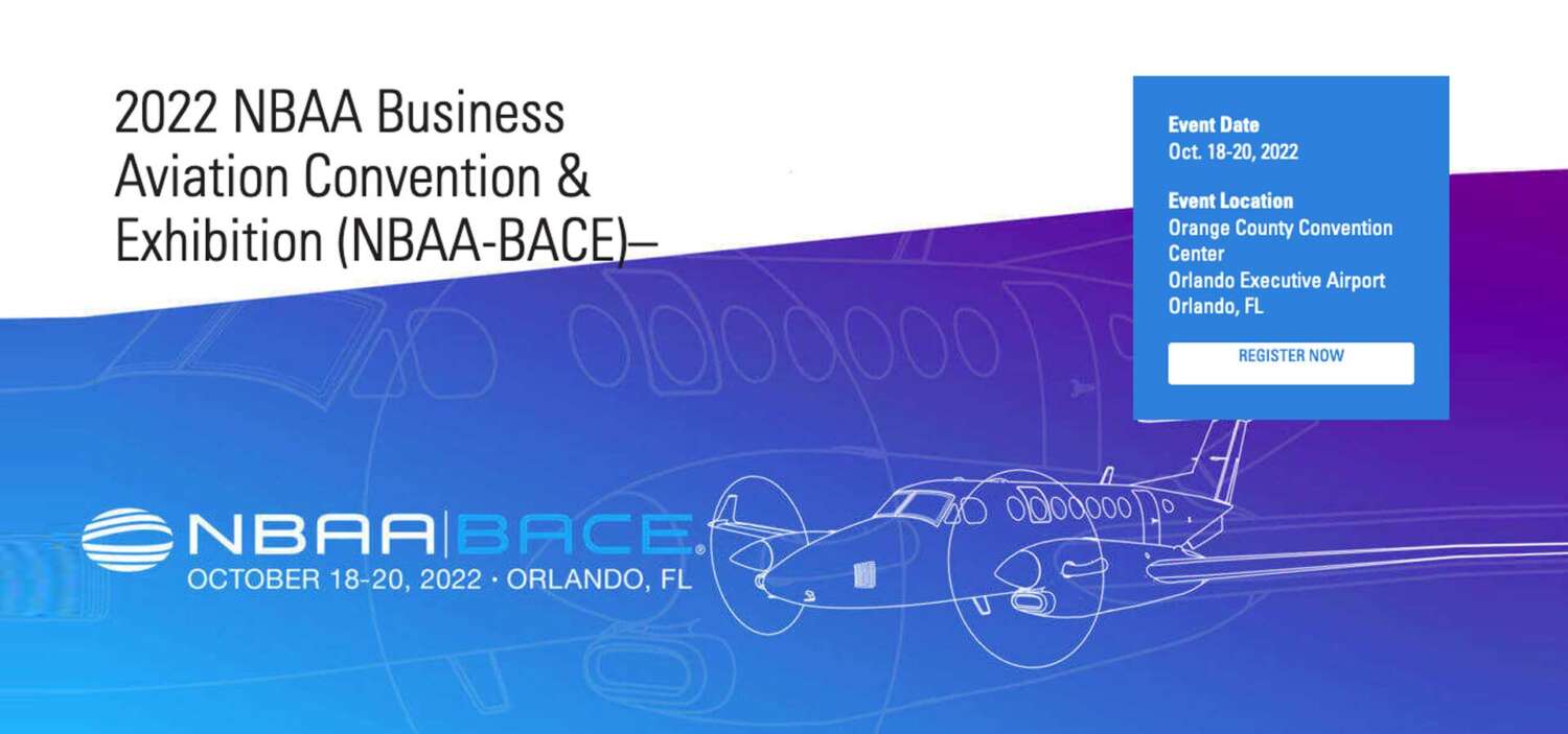 NBAA 2022, Orlando, Oct 18-20th