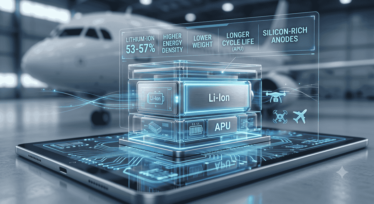 lithium ion aircraft battery